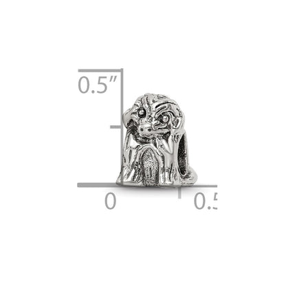 Sterling Silver Reflections Sitting Puppy Bead