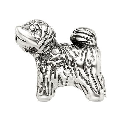 Sterling Silver Reflections Puppy Bead