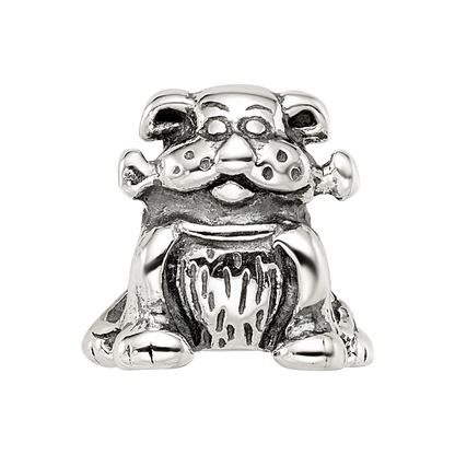 Sterling Silver Reflections Dog with Bone Bead
