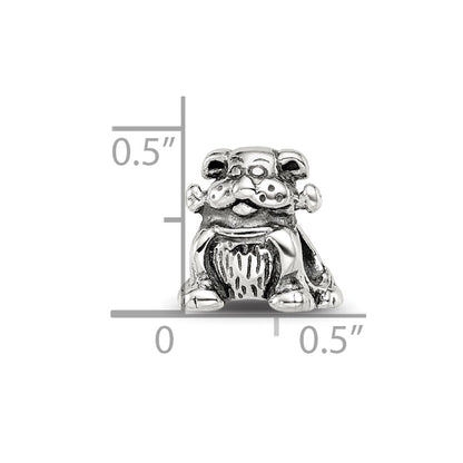 Sterling Silver Reflections Dog with Bone Bead