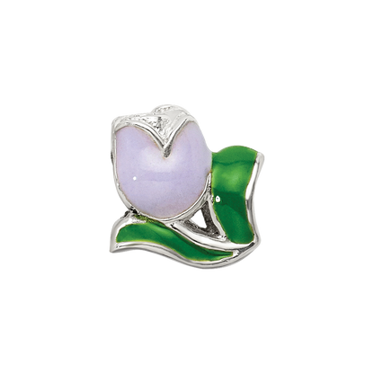 Sterling Silver Reflections Kids Enameled Tulip Bead