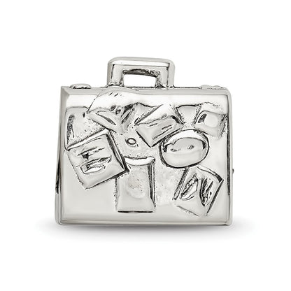 Sterling Silver Reflections Suitcase Bead