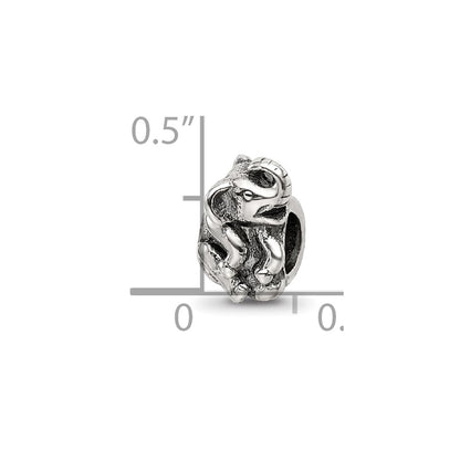 Sterling Silver Reflections Elephant Bead