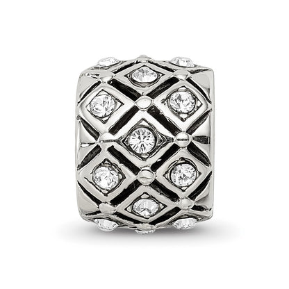 Sterling Silver Reflections April Preciosa Crystal Bead
