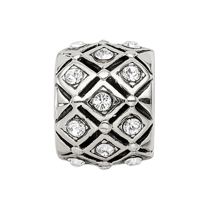 Sterling Silver Reflections April Preciosa Crystal Bead