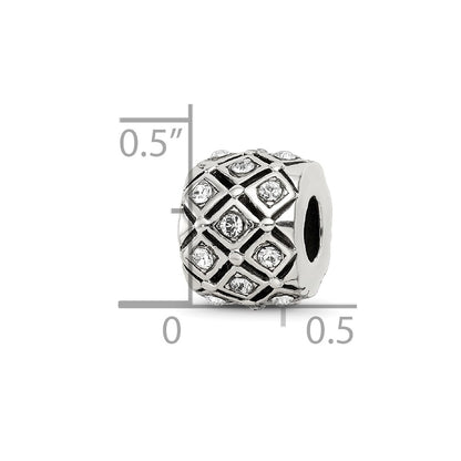 Sterling Silver Reflections April Preciosa Crystal Bead