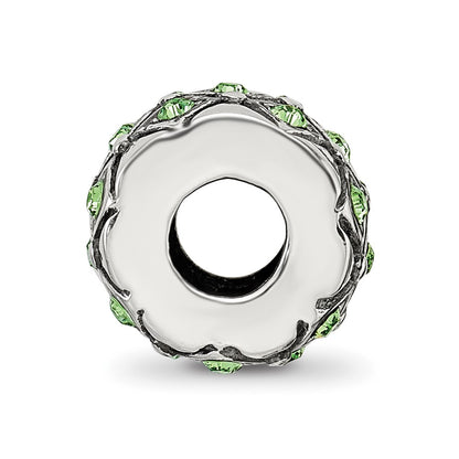 Sterling Silver Reflections August Preciosa Crystal Bead
