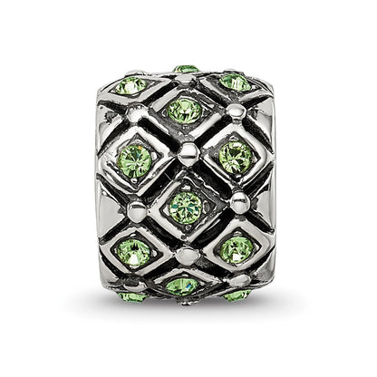 Sterling Silver Reflections August Preciosa Crystal Bead