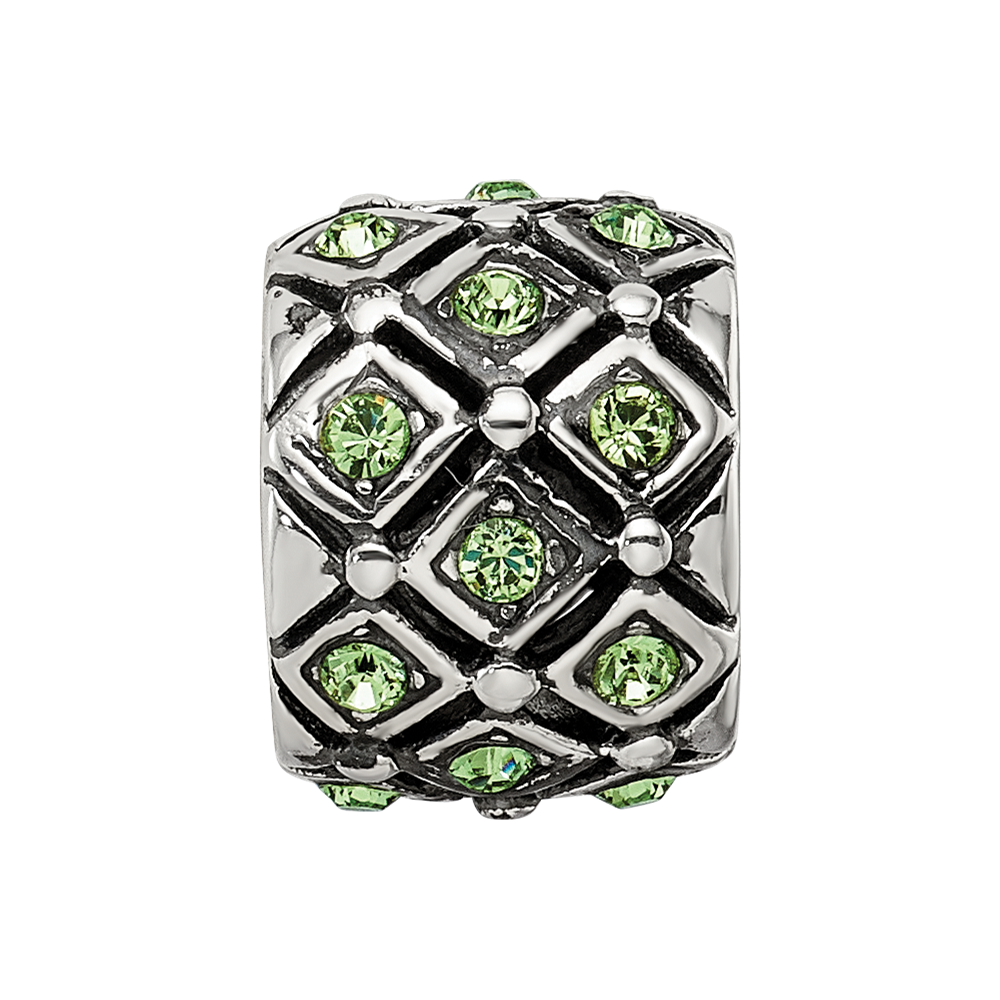 Sterling Silver Reflections August Preciosa Crystal Bead