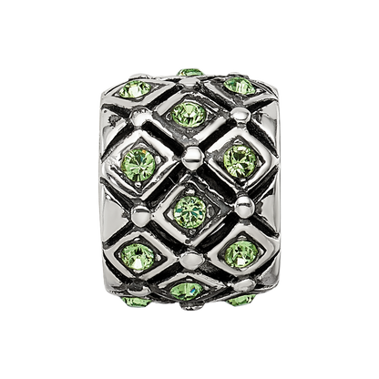 Sterling Silver Reflections August Preciosa Crystal Bead