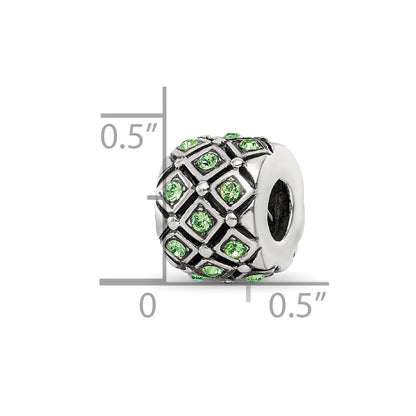 Sterling Silver Reflections August Preciosa Crystal Bead