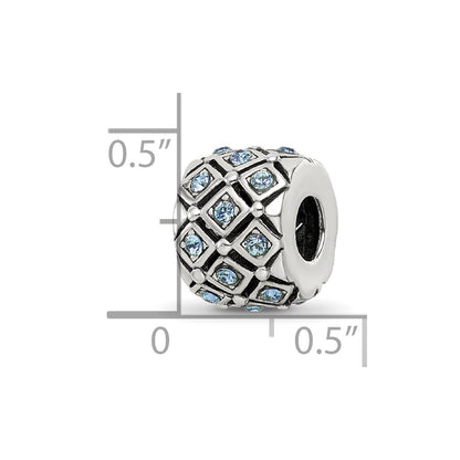 Sterling Silver Reflections December Preciosa Crystal Bead