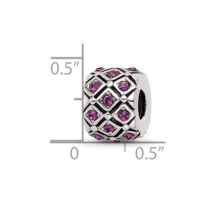 Sterling Silver Reflections February Preciosa Crystal Bead