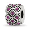 Sterling Silver Reflections February Preciosa Crystal Bead