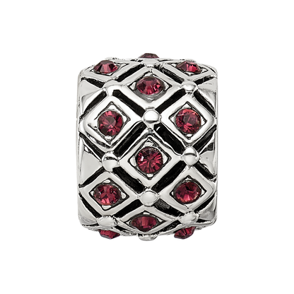 Sterling Silver Reflections January Preciosa Crystal Bead