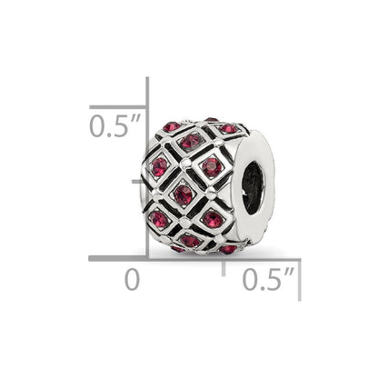 Sterling Silver Reflections January Preciosa Crystal Bead