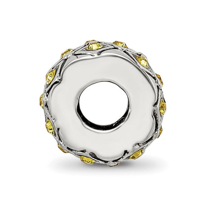 Sterling Silver Reflections November Preciosa Crystal Bead