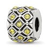Sterling Silver Reflections November Preciosa Crystal Bead