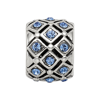 Sterling Silver Reflections September Preciosa Crystal Bead