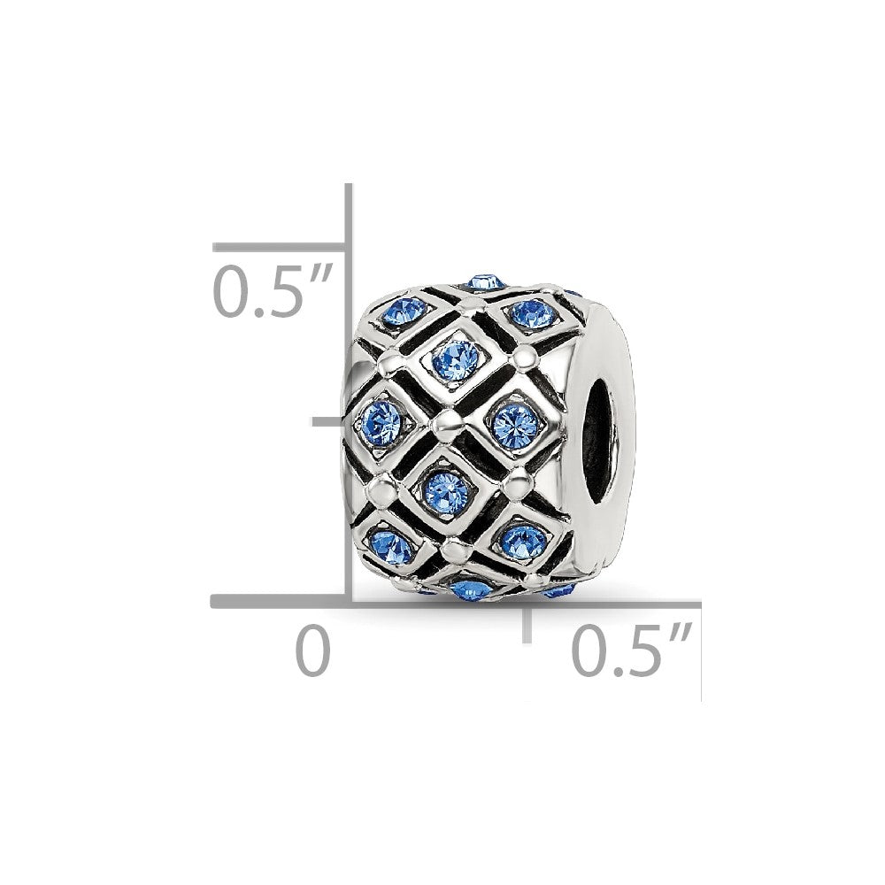 Sterling Silver Reflections September Preciosa Crystal Bead