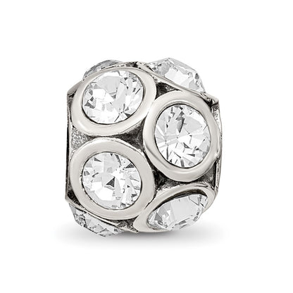 Sterling Silver Reflections April Preciosa Crystal Bead