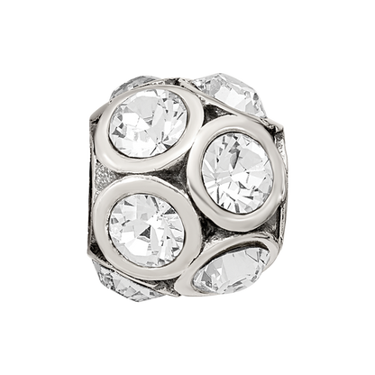 Sterling Silver Reflections April Preciosa Crystal Bead