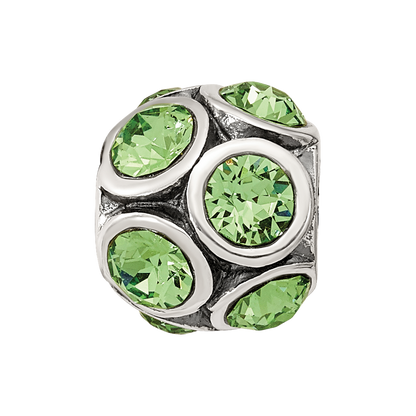 Sterling Silver Reflections August Preciosa Crystal Bead