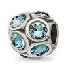Sterling Silver Reflections December Preciosa Crystal Bead