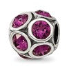 Sterling Silver Reflections February Preciosa Crystal Bead