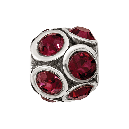 Sterling Silver Reflections January Preciosa Crystal Bead
