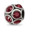 Sterling Silver Reflections January Preciosa Crystal Bead