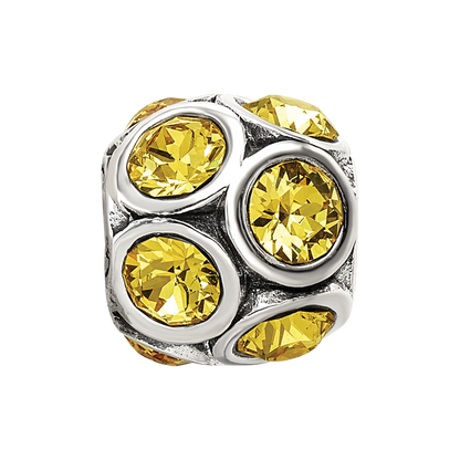 Sterling Silver Reflections November Preciosa Crystal Bead