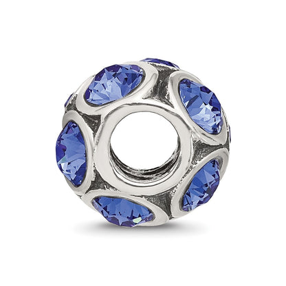 Sterling Silver Reflections September Preciosa Crystal Bead
