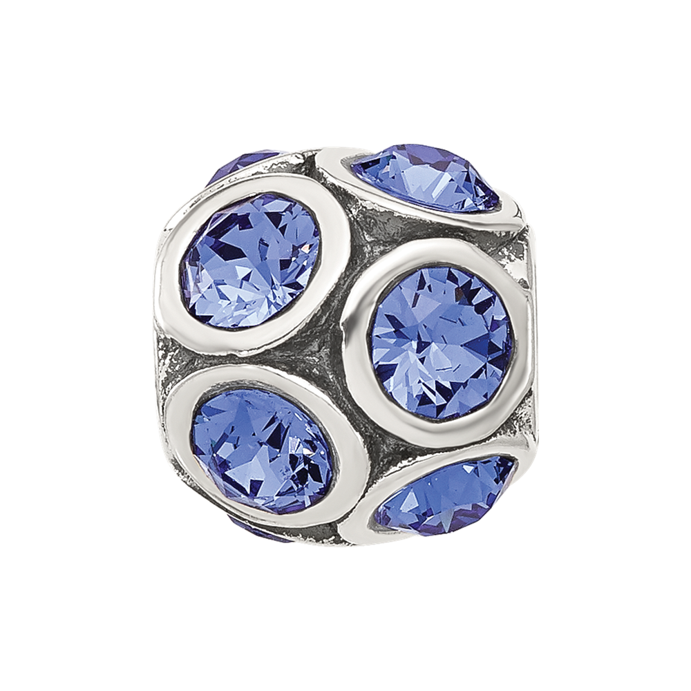 Sterling Silver Reflections September Preciosa Crystal Bead