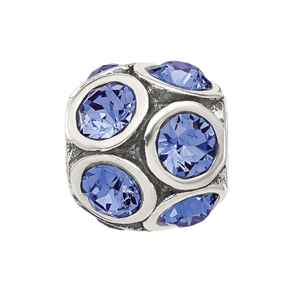 Sterling Silver Reflections September Preciosa Crystal Bead