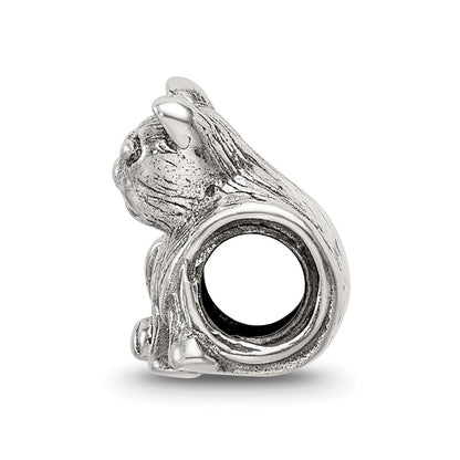 Sterling Silver Reflections Cat Bead
