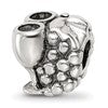 Sterling Silver Reflections Grapes & Glasses Bead