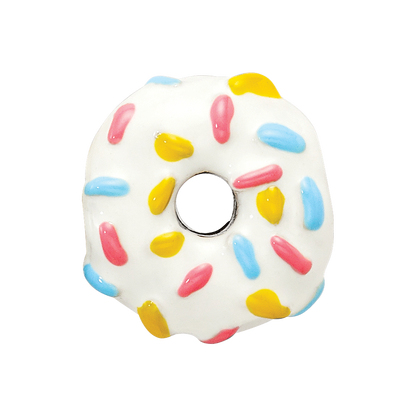 Sterling Silver Reflections Enameled Donut w/Sprinkles Bead