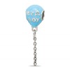 Sterling Silver Reflections Enameled Its a Boy Balloon Bead