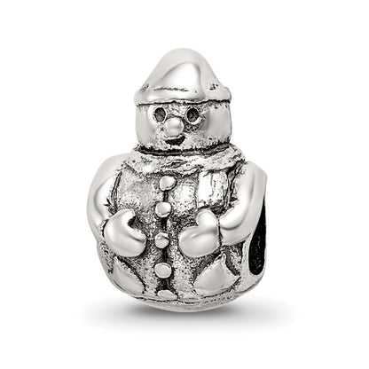 Sterling Silver Reflections Snowman Bead