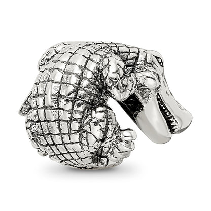 Sterling Silver Reflections Alligator Bead