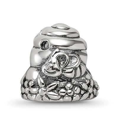 Sterling Silver Reflections Beehive Bead