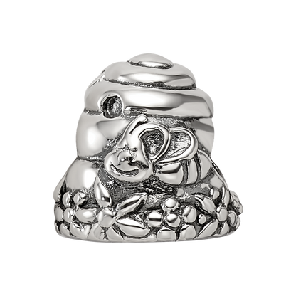 Sterling Silver Reflections Beehive Bead
