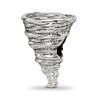 Sterling Silver Reflections Tornado Bead