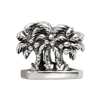 Sterling Silver Reflections Palm Trees Bead