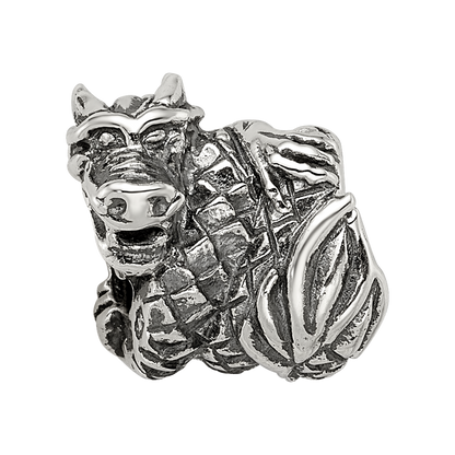 Sterling Silver Reflections Dragon Bead