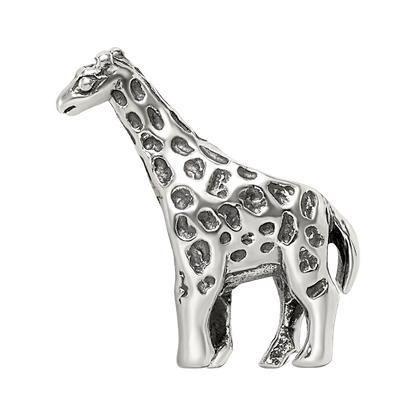 Sterling Silver Reflections Giraffe Bead