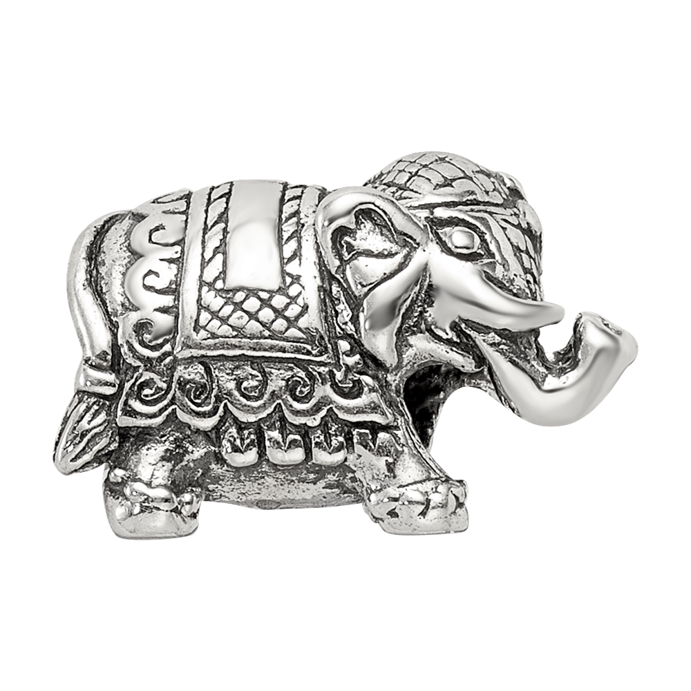 Sterling Silver Reflections Elephant Bead