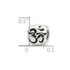 Sterling Silver Reflections Om Symbol Bead