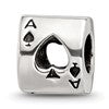 Sterling Silver Reflections Ace Card Bead